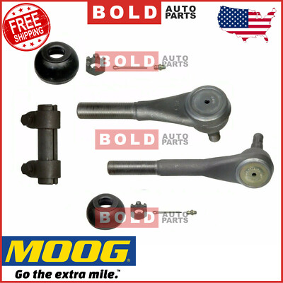Front Steering Drag Links Set MOOG for Chevy Blazer K10 4WD (Adjustable)