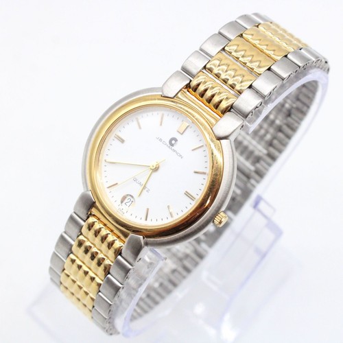 J.B Champion Watch Mens Mult-Tone Stainless Steel Quartz Classic White Dial - Picture 4 of 8