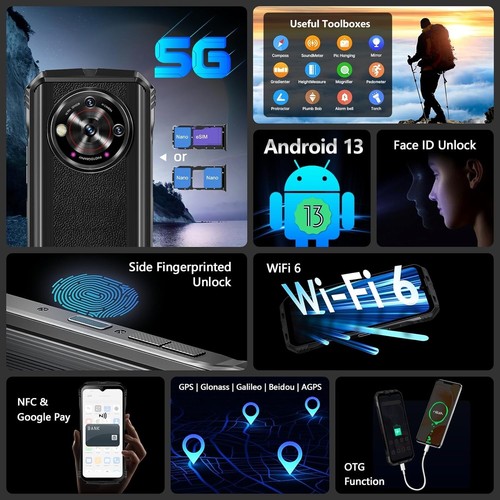 DOOGEE V30 Pro Outdoor Smartphone (2024), 32GB+512GB 10800mAh Handy Ohne Vertrag - Zdjęcie 6 z 6