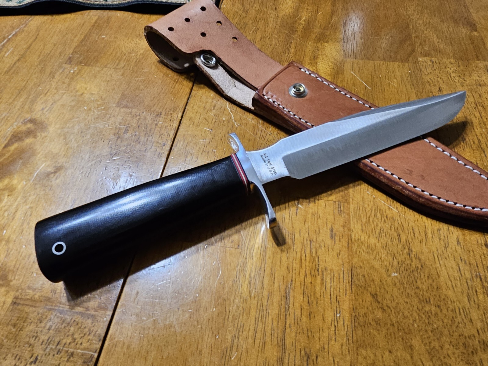 Blackjack Knives Model 17 Black Micarta Euc eBay