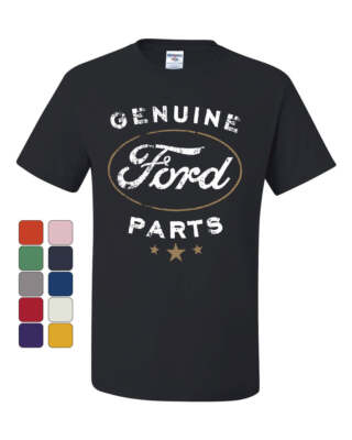 #ad Genuine Ford Parts T Shirt Distressed Ford Logo Tee Shirt $14.95