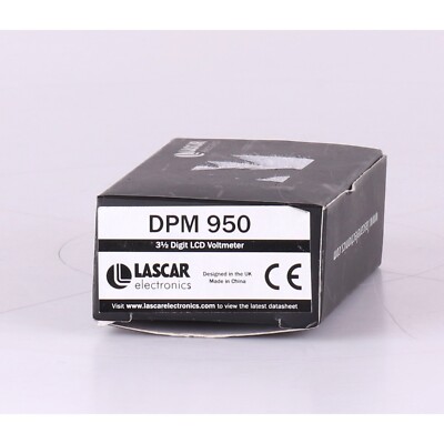 Lascar Electronics DPM950 3 1/2 Digit LCD Voltmeter New NFP