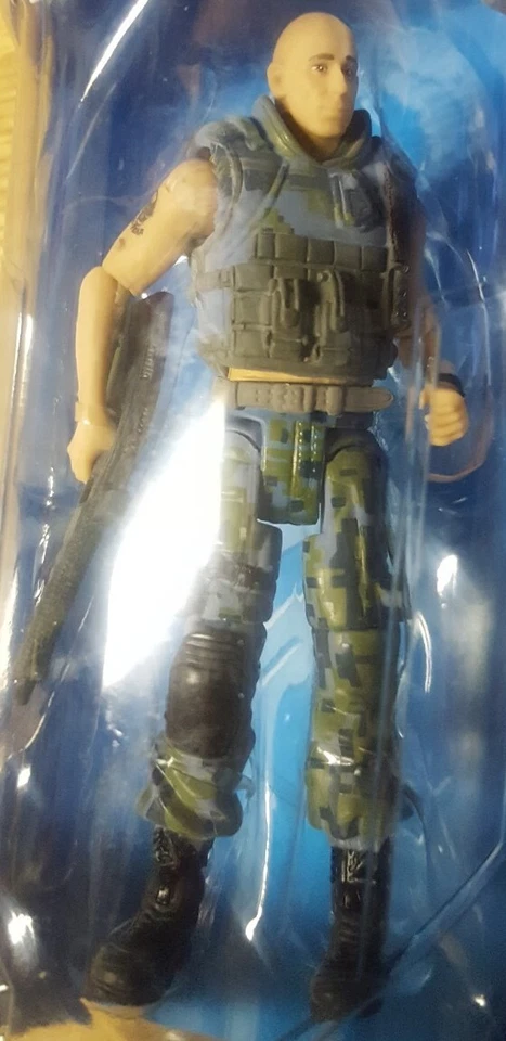 2009 Avatar Movie Cpl Lyle Wainfleet Highly Articulated Action Figure 4" In New - Image 4 of 4