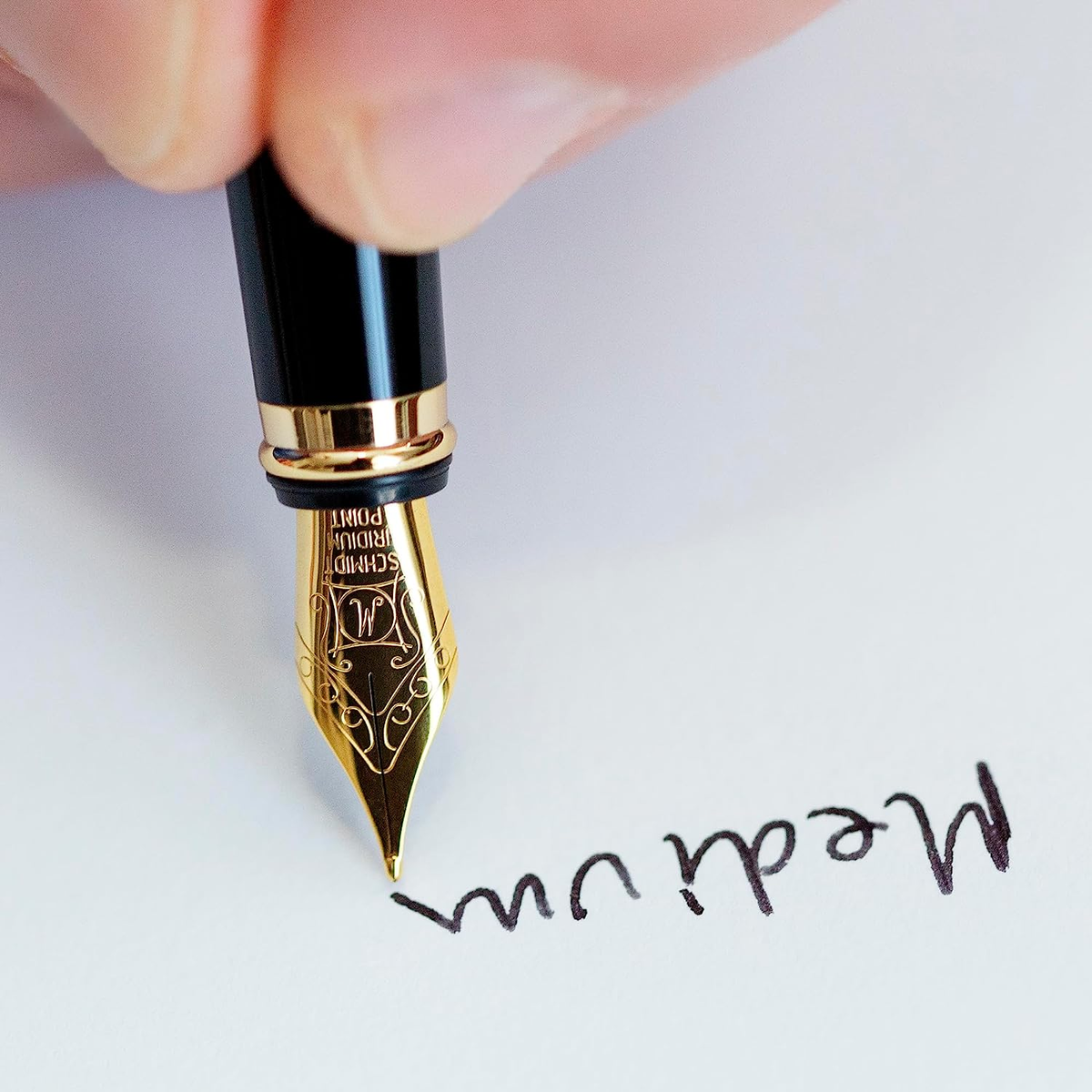 Penna Stilografica Scriveiner Premium - Oro 24kt Con Pennino Dorato 18kt | Lusso Britannico - Foto 9