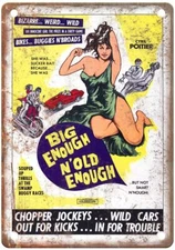 Savages From Hell Vintage Movie Poster Old Retro Look Metal Sign MP3882