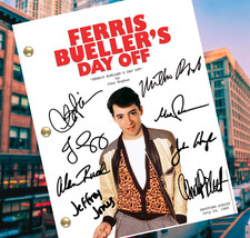 Ferris Bueller's Day Off, Signed, Autographed Movie Script Reprint Full Script