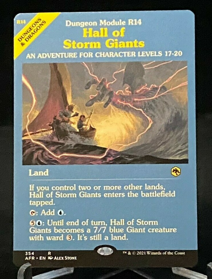 MTG Adventures Forgotten Realms Showcase R14 Hall of the Storm