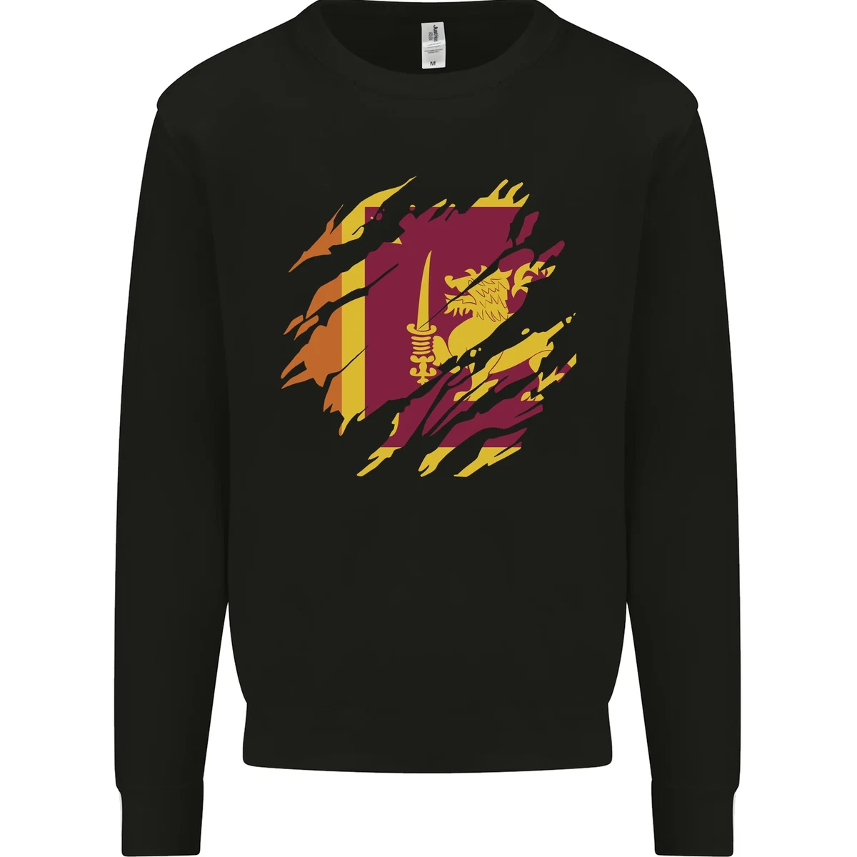 Candymix T-Shirt Sri Lanka Calcio Unisex Per Bambini E Ragazzi - Morbida E Fresca In Puro Cotone