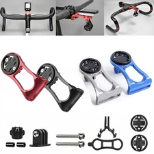 Alloy Bike Stem Extension Computer Front Holder Garmin Out Mount Bryton Edge GPS