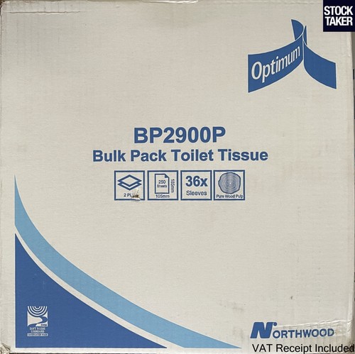 (36-Sleeves) Optimum Bulk Pack White 2-Ply Toilet Tissue Paper (VAT ...