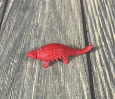 Ankylosaurus Red Dinosaur Figure Figurine Toy 2.25  