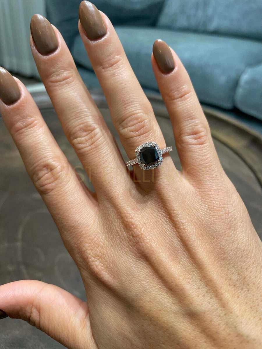 1.5 carat black diamond deals