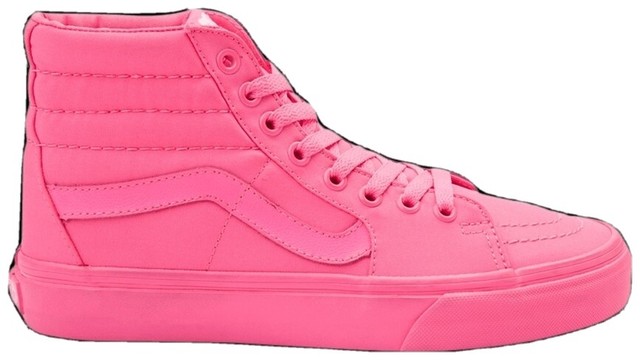 pink hi top vans
