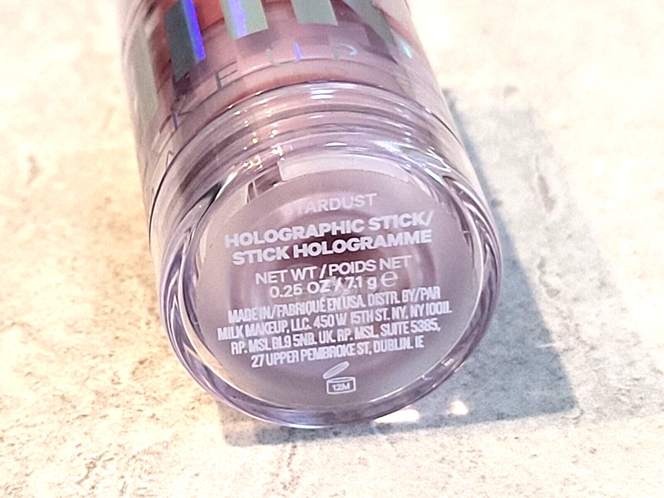 Mini barra iluminadora de maquillaje MILK ~ polvo de estrellas, tono rosa, 0,25 oz LEER (#ex3 Foto 3 de 3