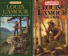 Complete Set Series Lot of 17 The Sacketts Western books Louis L'Amour Sackett