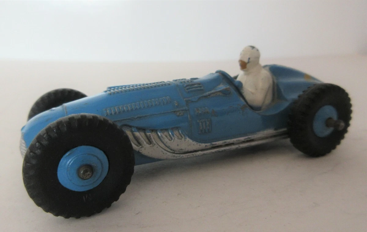 1950 s Dinky Toys Talbot Lago Racing Car No. 230 Blue Metal Hubs