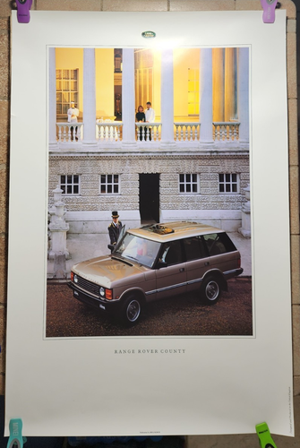 Land Rover - RANGE ROVER COUNTY - Showroom Poster - Printed in United Kingdom - Picture 3 of 16