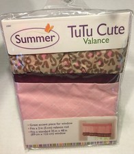 Summer TuTu Cute Nursery Window Valance New