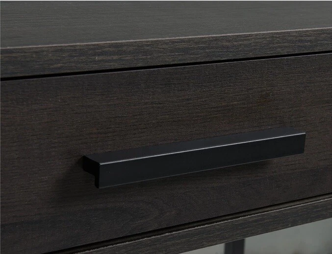 New Mainstays Wood & Metal desk, 29.92in - Image 3 of 4