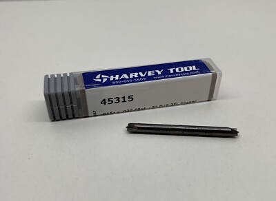 Harvey Tool 45315 .015” X .020” Corner Rounding End Mill 1/8
