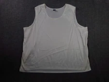 Catherines Tank Top Women 3X White Base Layer Capsule Causal Everyday Minimalist