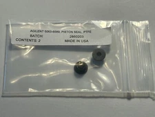 Agilent part number 5063-6589, Black Piston Seals, 2/PK