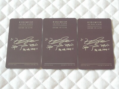 Super Junior Ryeowook 2nd Mini Album Drunk on Love LP Love ver