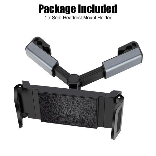 360° Car Back Seat Headrest Holder Mount For iPad Tablet Phone Samsung Universal - Picture 7 of 13