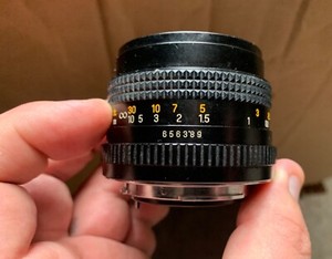 AUTO CHINON 50mm f1.9 STANDARD PRIME LENS - PENTAX K MOUNT - SLR CAMERAS