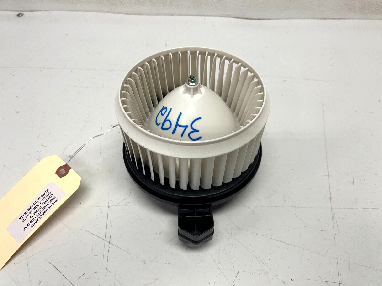 18-21 Honda Clarity A/C Heater Blower Motor Fan Assembly OEM Lot3492