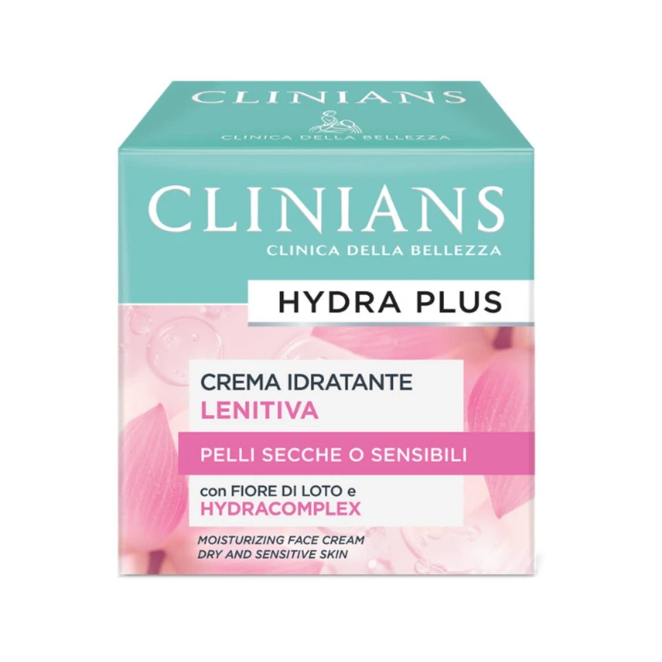 Clinians Hydra Plus Crema Viso Idratante Lentiva Per Pelli Secche o Sensibili 50 - Immagine 2 di 3