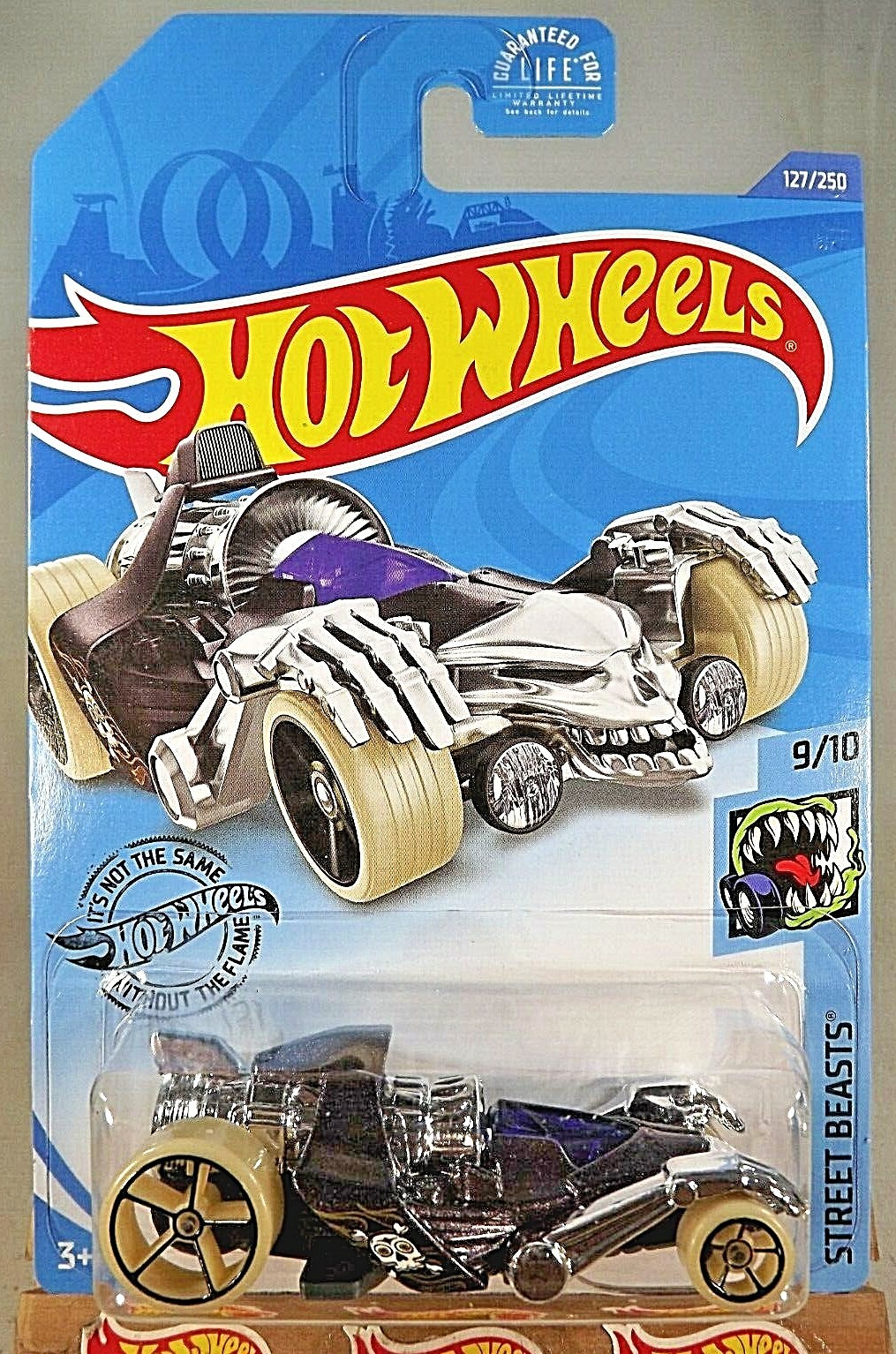 2020 Hot Wheels #127 Street Beasts 9/10 TUR-BONE CHARGED Brown-Chrome Variation