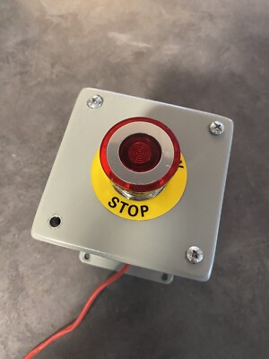 Eaton 10250T597LED24-71X  E-Stop Push-Pull Lighted Operator 24VDC W/Enclosure