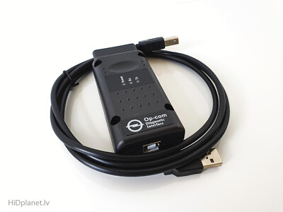 OP-COM cable for diagnostics and coding Opel 1987-2016