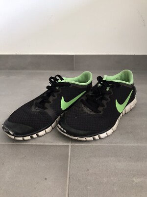 nike free 3.0 Schwarz Grün Unisex Sammler Sneaker Sportschuhe Turnschuhe Fitnes