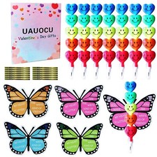 Valentines Day Gifts for Kids Classroom, 28 Packs Valentine Cards Bulk for Sc...