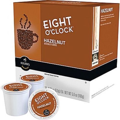 Eight O'Clock Hazelnut Coffee 18 to 144 Count Keurig Kcup Pods Pick Any Quantity