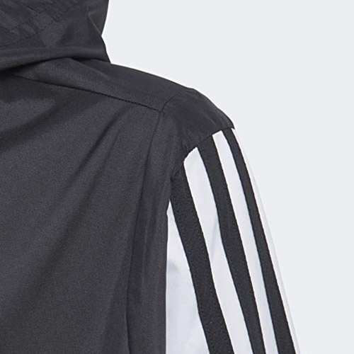 adidas Kids' Tiro Soccer Windbreaker DY0101 White/Black Size Small - Picture 7 of 7