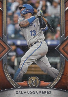 SALVADOR PEREZ TOPPS MUSEUM COLLECTION COPPER KANSAS CITY ROYALS #6 2022 22