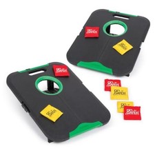 Go Gater Cornhole   Light-Up and Travel Versions Standard Board - Black/Green