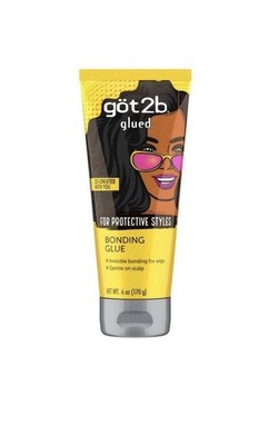 Got2b Glued Bonding Glue 6Oz Clear Hair Styling Agent For Lace Wigs
