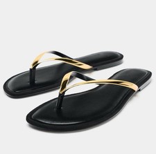 Comfortable Womens PVC Flat Flip Flops Thong Slippers Sandals.Available/sz5-10