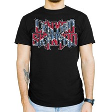 Lynyrd Skynyrd Vintage Logo Rock Biker US Flagge Southern Official Herren T-Shirt