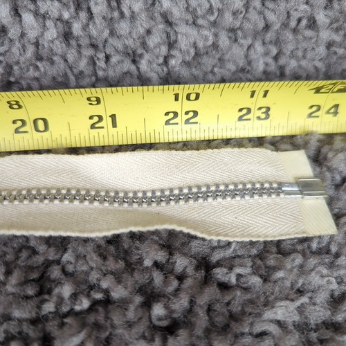 Vintage 50s Talon Separating Zipper White 23" NOS Deadstock - Bild 7 von 7