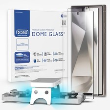 DOME GLASS Whitestone Full Coverage Tempered Glass Screen Protector Galaxy S24 U
