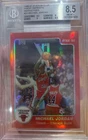 1996-97 Stadium Club Michael Jordan Finest Reprints Refractors BGS 8.5 "Hot!!!"