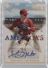 2024 Boys of Summer America's Best Signatures Holo Gold 9/10 Zach Neto Auto 1co7