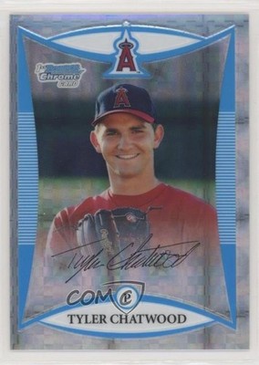 2008 Bowman Draft Prospects Chrome X-Fractor 87/199 Tyler Chatwood #BDPP7 uk2