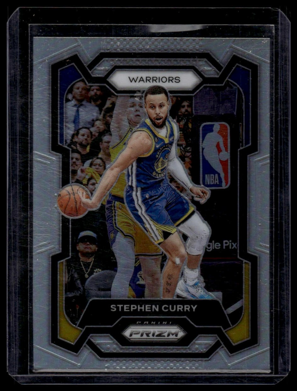 2023-24 Panini Prizm #119 Stephen Curry Prizms Silver