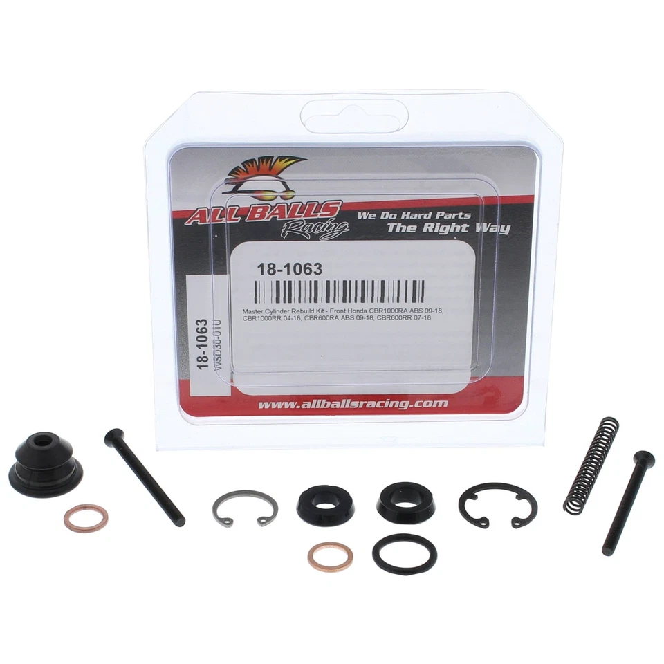 New All Balls Master Cylinder Rebuild kit 18-1063 for Honda CBR 1000 RR 04-16 - Imagem 3 de 4